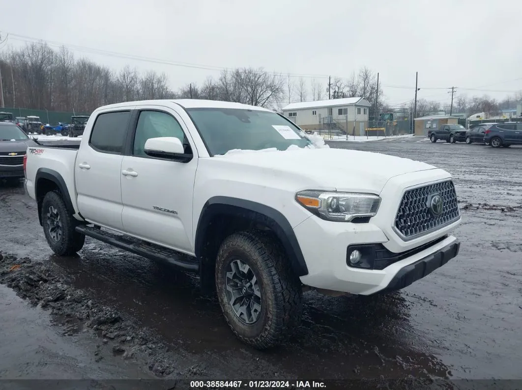 2019 Toyota Tacoma Trd Off Road White vin: 3TMCZ5AN6KM204571