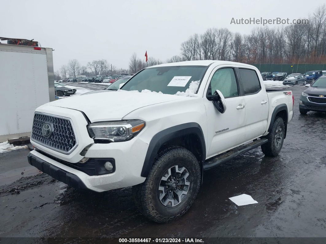 2019 Toyota Tacoma Trd Off Road White vin: 3TMCZ5AN6KM204571