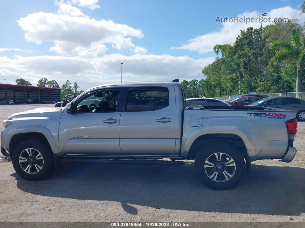 2019 Toyota Tacoma 4wd Sr/sr5/trd Sport Silver vin: 3TMCZ5AN6KM208815