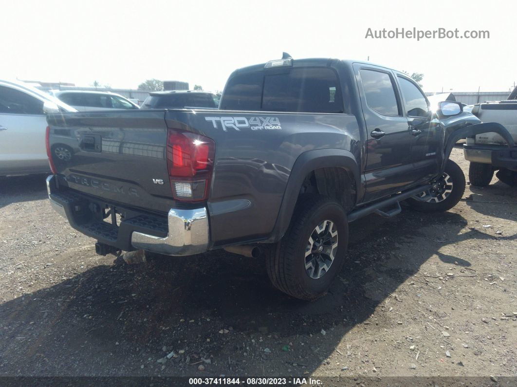 2019 Toyota Tacoma 4wd Sr/sr5/trd Sport Gray vin: 3TMCZ5AN6KM222553