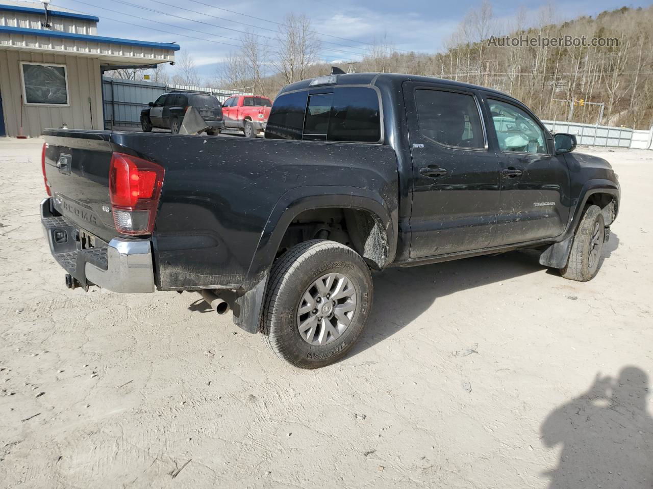 2019 Toyota Tacoma Double Cab Black vin: 3TMCZ5AN6KM250210