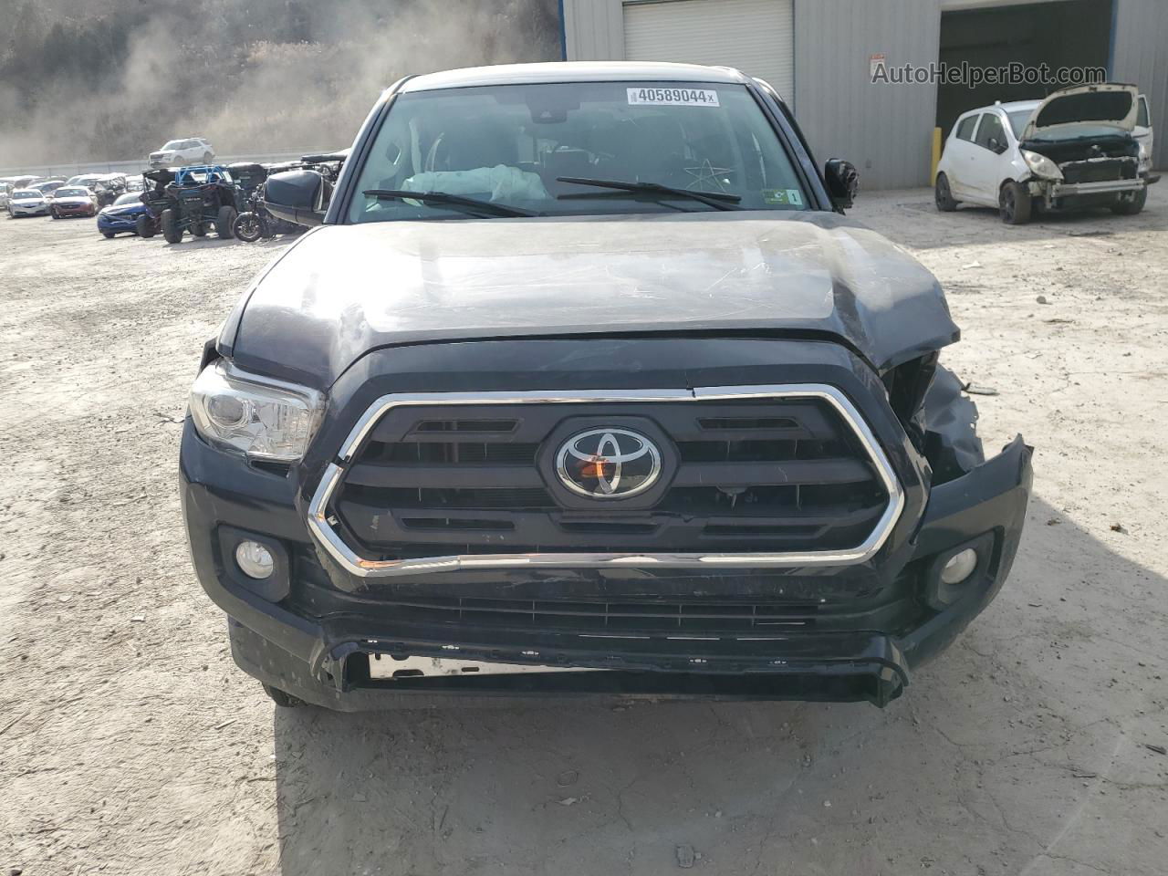 2019 Toyota Tacoma Double Cab Черный vin: 3TMCZ5AN6KM250210