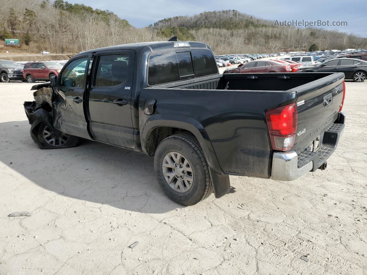 2019 Toyota Tacoma Double Cab Black vin: 3TMCZ5AN6KM250210