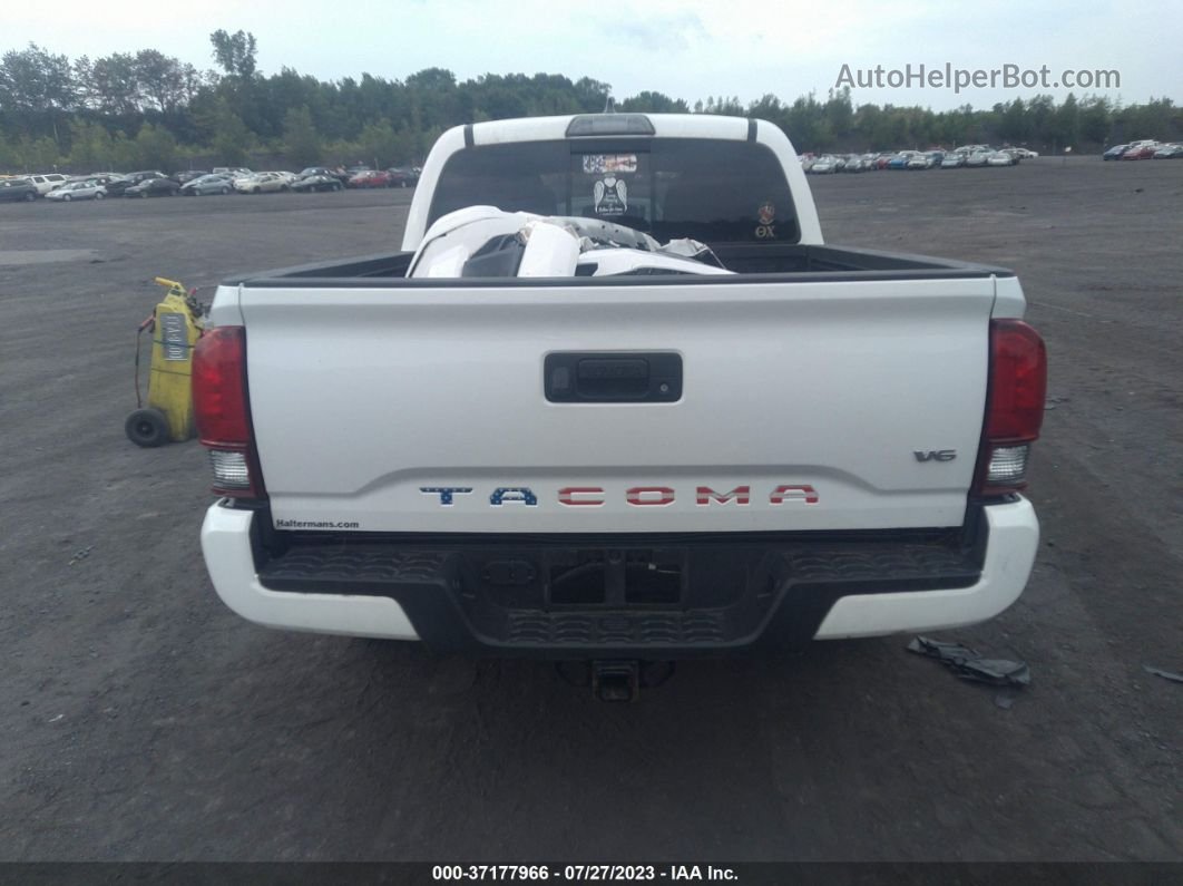 2019 Toyota Tacoma 4wd Sr/sr5/trd Sport White vin: 3TMCZ5AN6KM255052