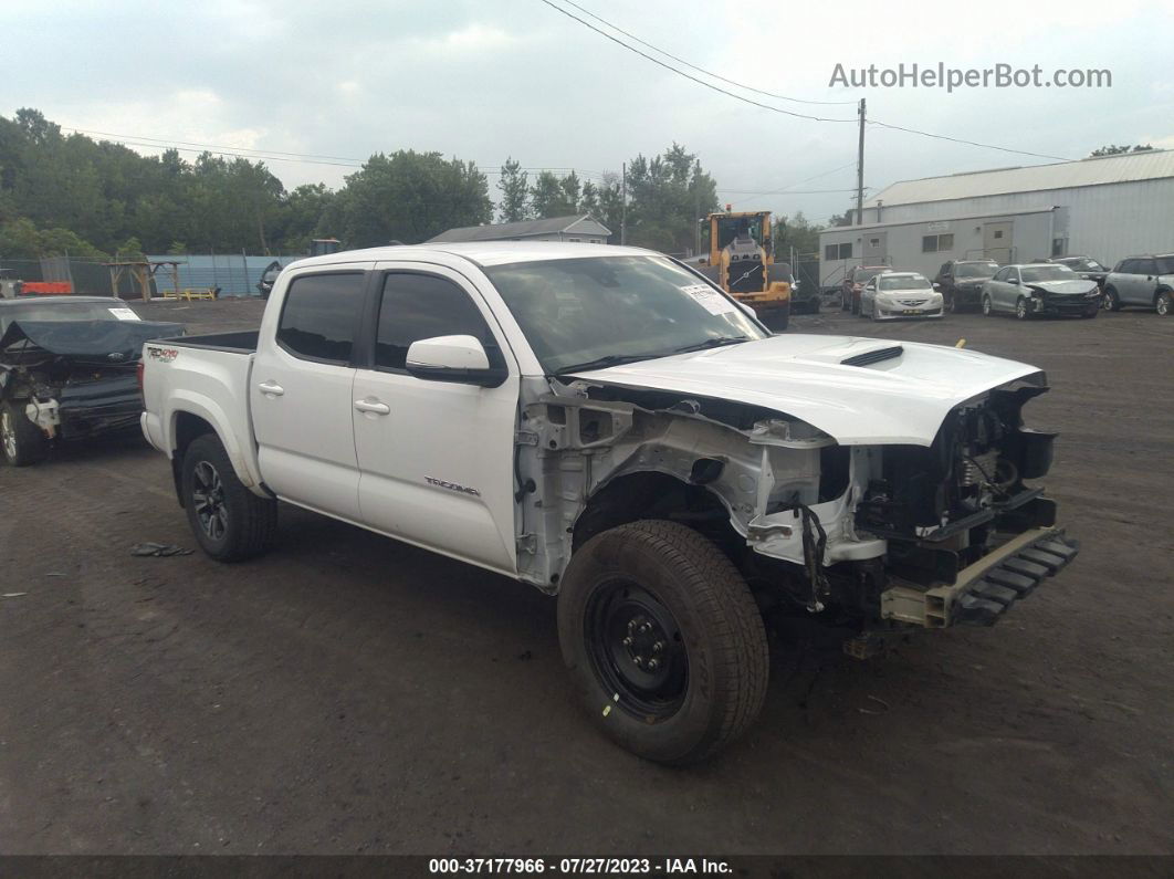 2019 Toyota Tacoma 4wd Sr/sr5/trd Sport White vin: 3TMCZ5AN6KM255052