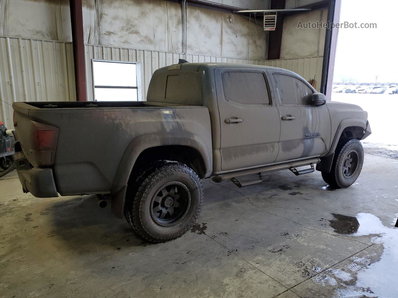 2019 Toyota Tacoma Double Cab Синий vin: 3TMCZ5AN6KM267881