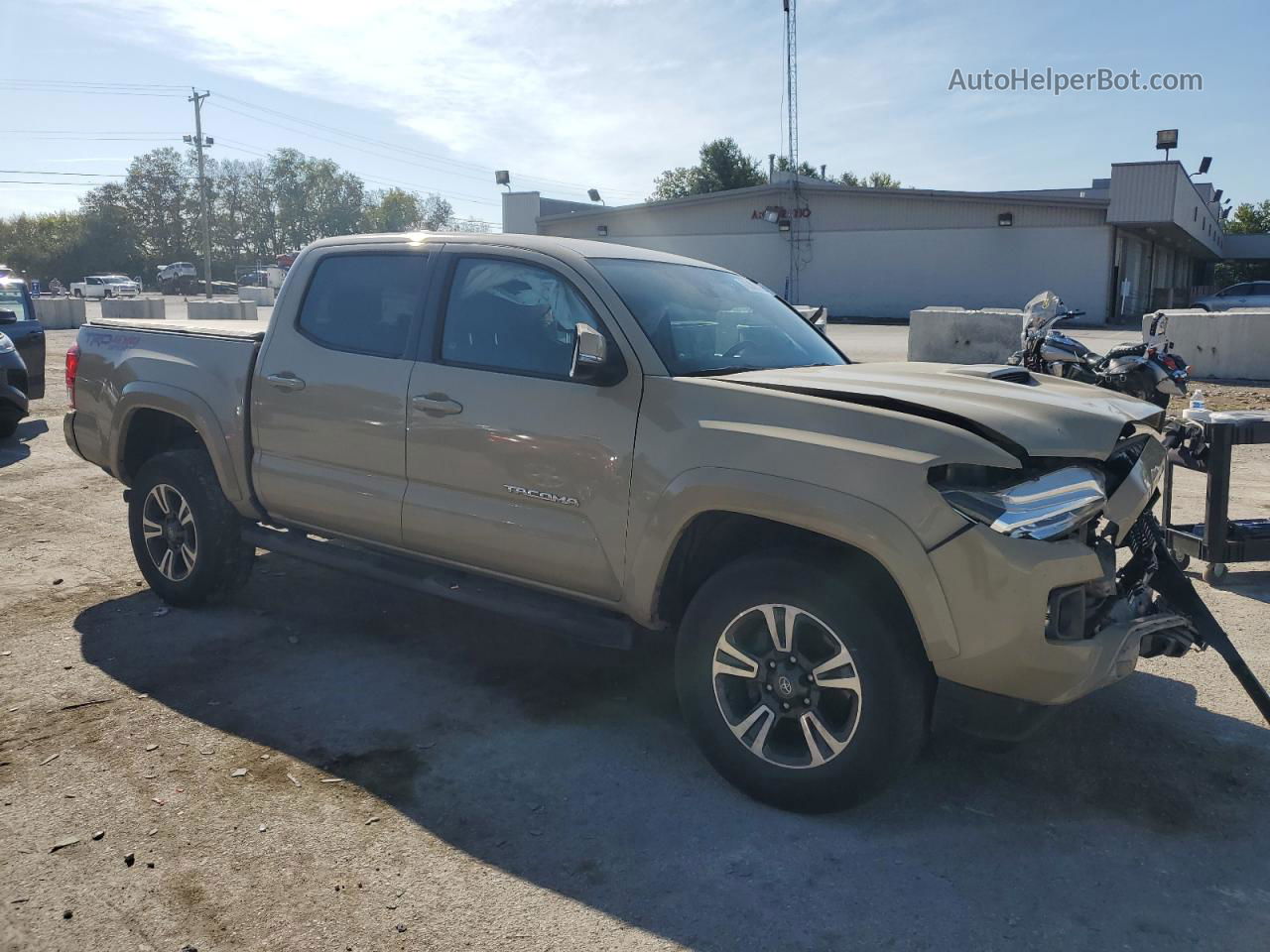 2019 Toyota Tacoma Double Cab Tan vin: 3TMCZ5AN6KM281747