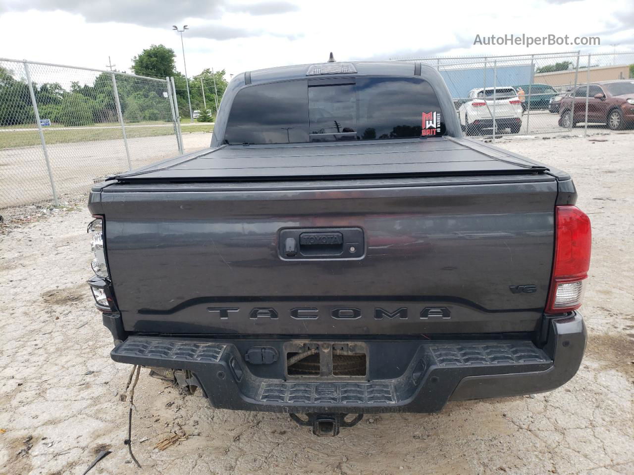 2019 Toyota Tacoma Double Cab Charcoal vin: 3TMCZ5AN6KM284129