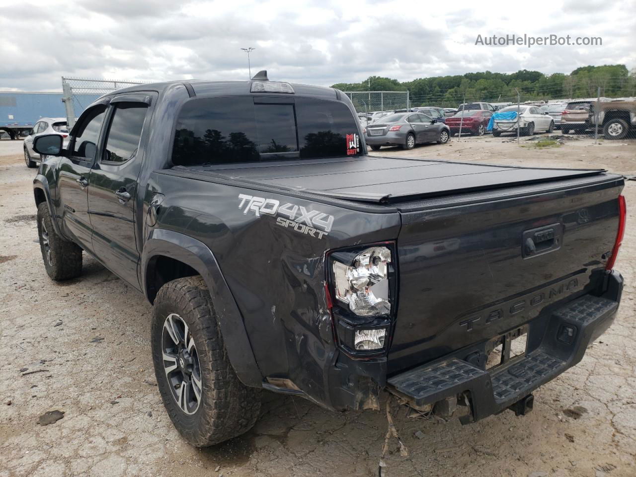 2019 Toyota Tacoma Double Cab Charcoal vin: 3TMCZ5AN6KM284129