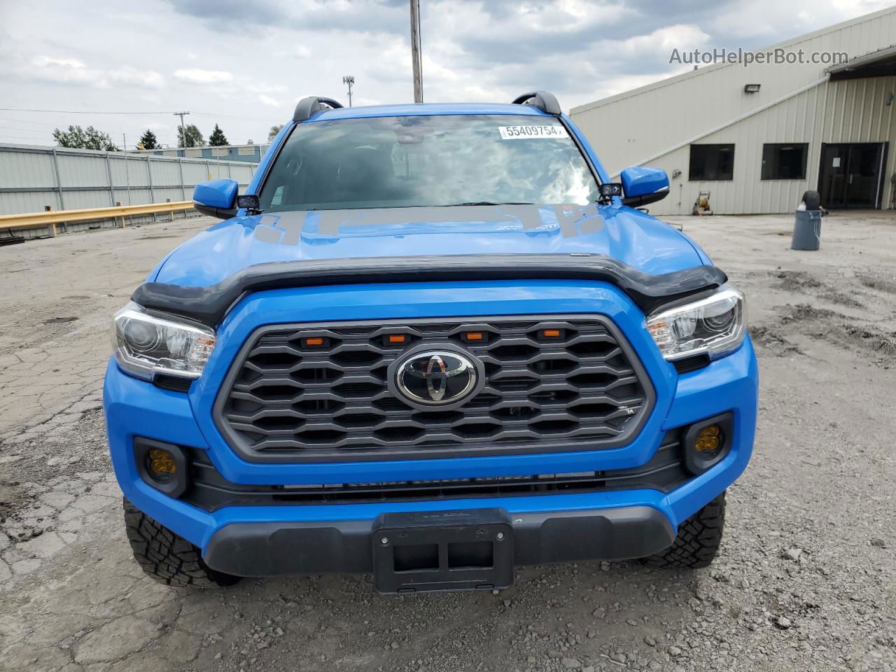 2020 Toyota Tacoma Double Cab Blue vin: 3TMCZ5AN6LM290028