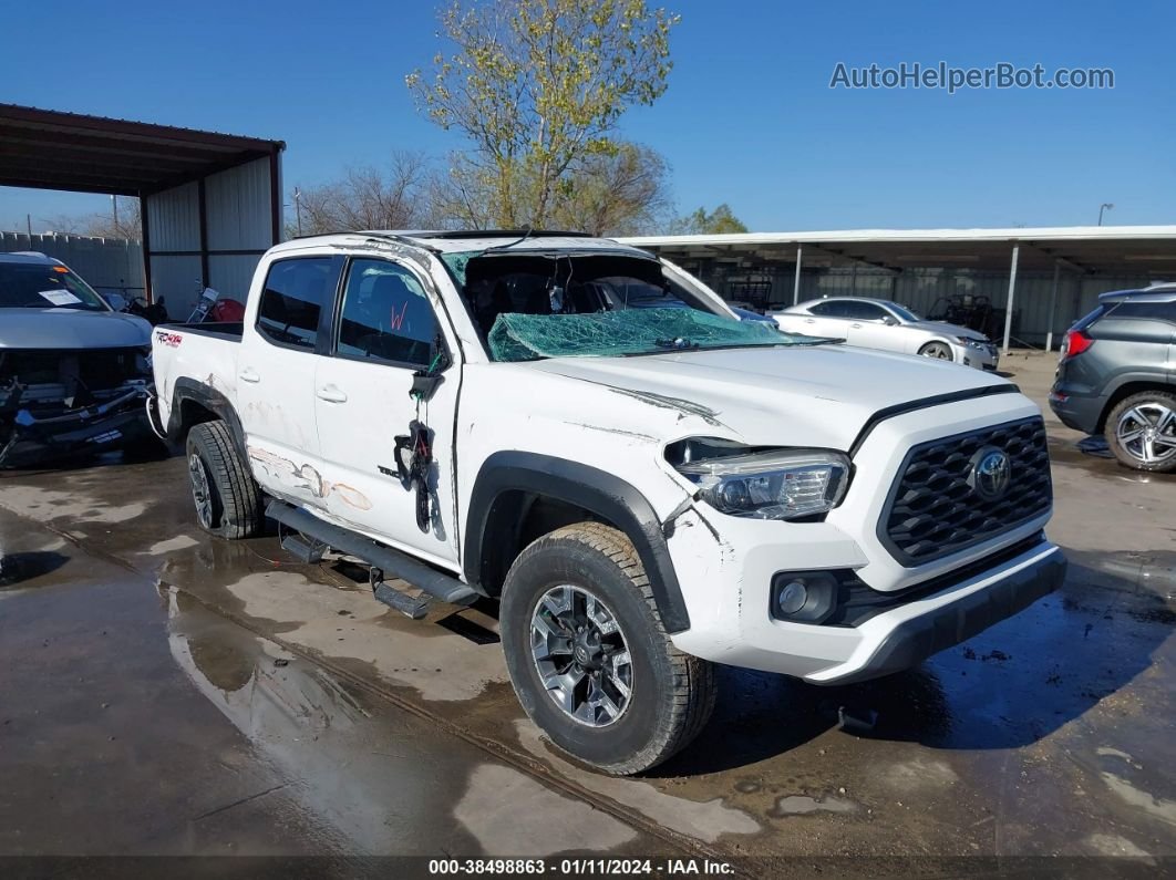 2020 Toyota Tacoma Trd Off-road White vin: 3TMCZ5AN6LM292961
