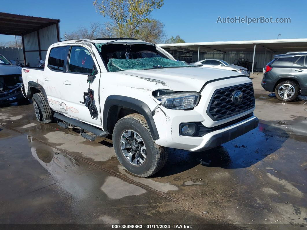 2020 Toyota Tacoma Trd Off-road White vin: 3TMCZ5AN6LM292961