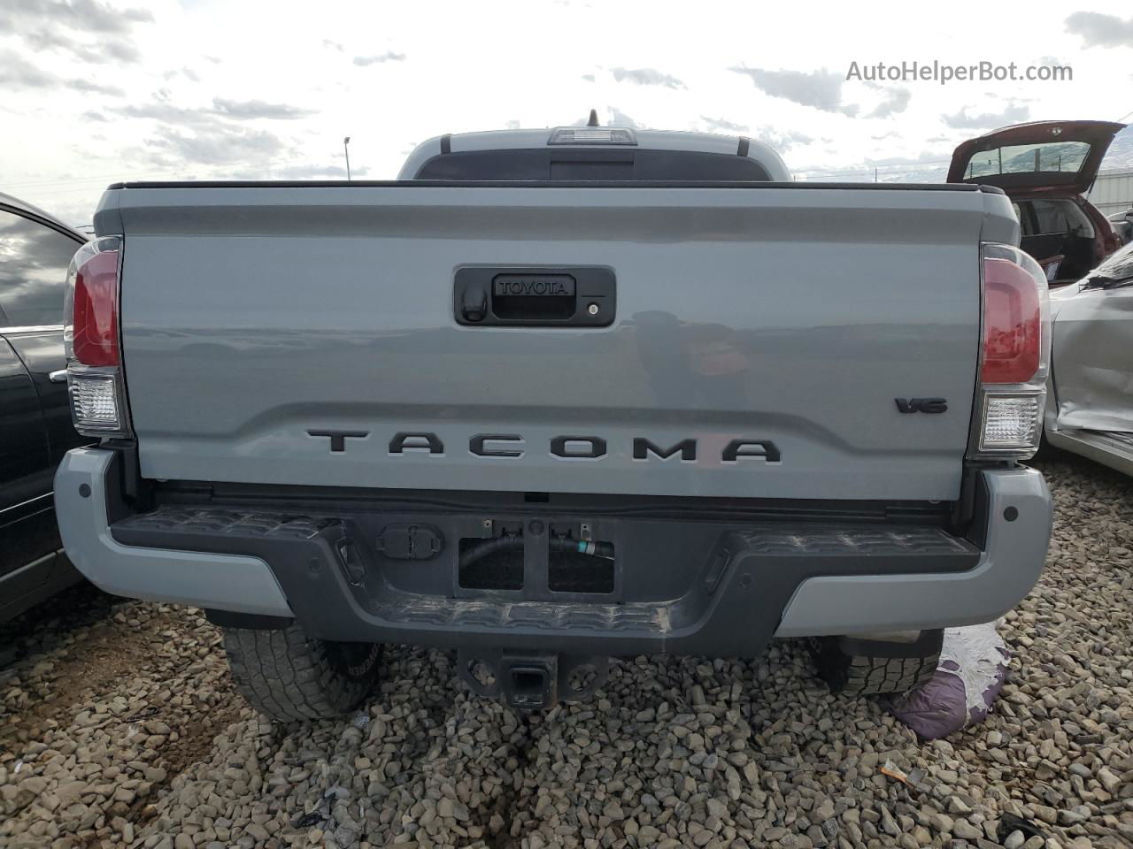 2020 Toyota Tacoma Double Cab Gray vin: 3TMCZ5AN6LM304140