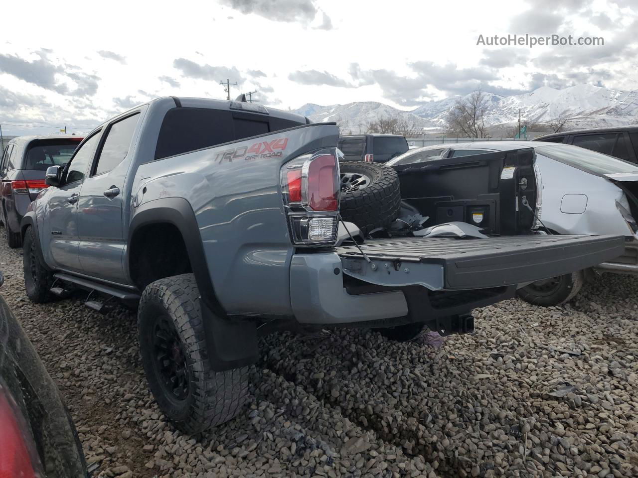 2020 Toyota Tacoma Double Cab Gray vin: 3TMCZ5AN6LM304140