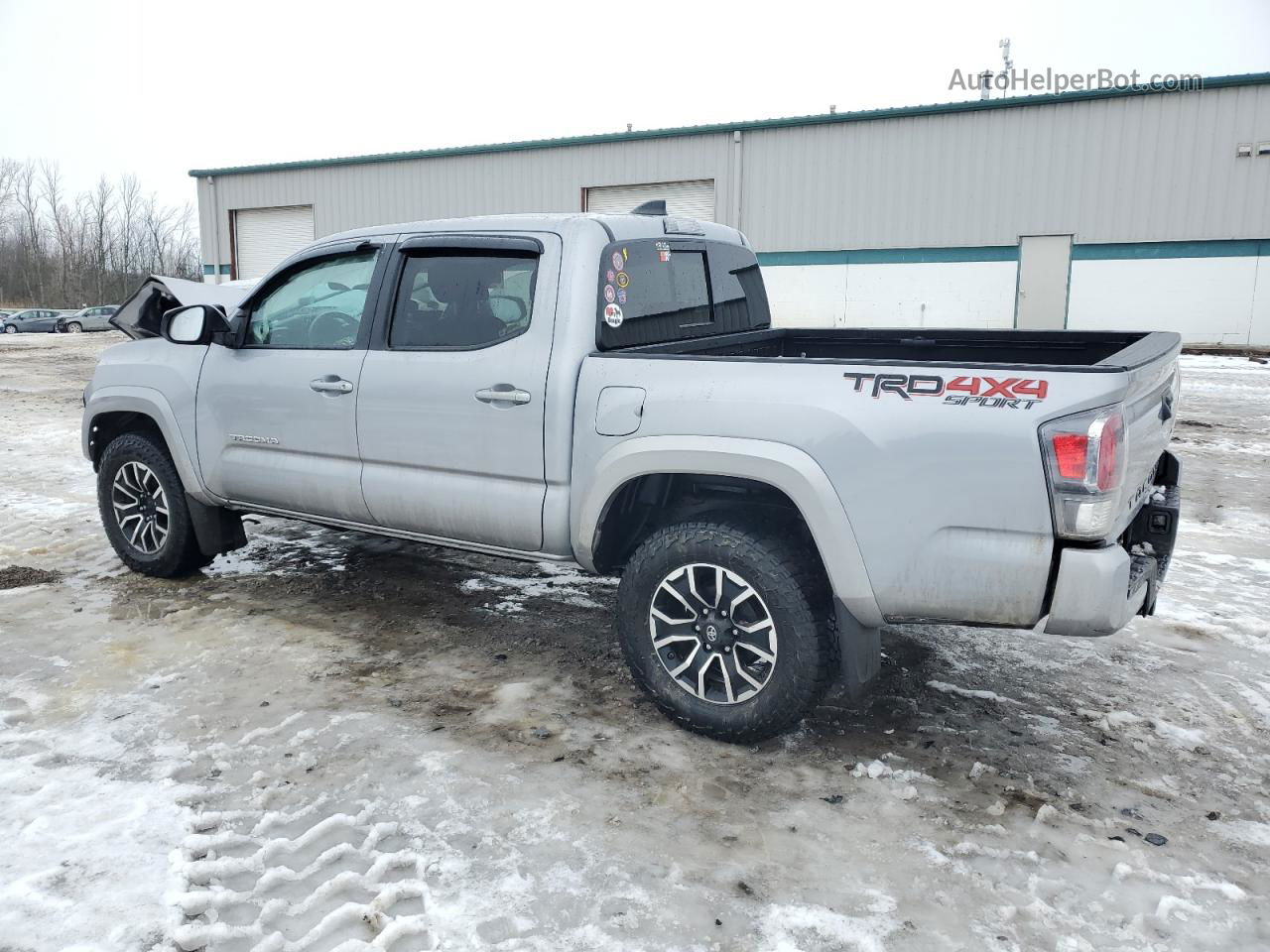 2020 Toyota Tacoma Double Cab Silver vin: 3TMCZ5AN6LM307605