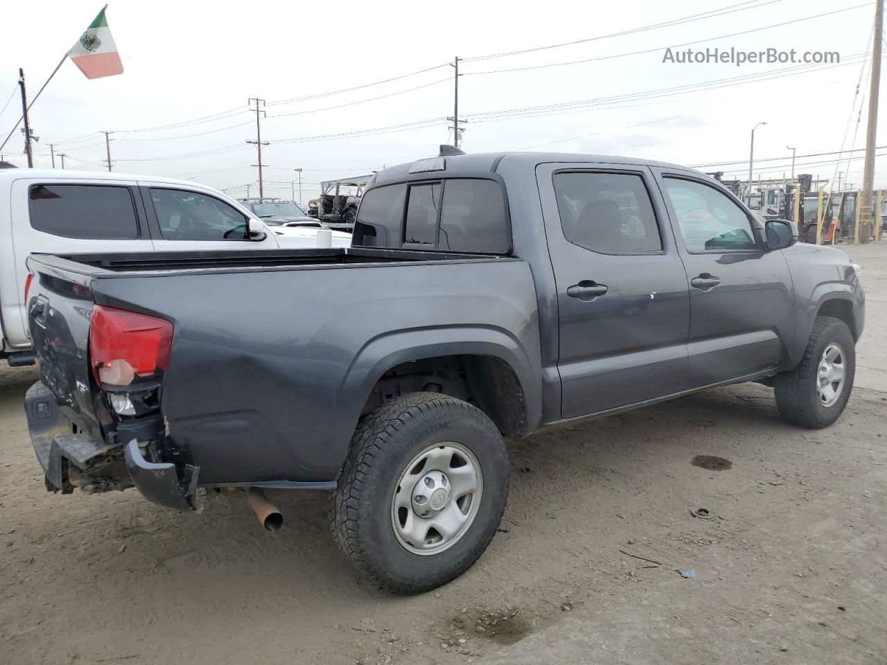 2020 Toyota Tacoma Double Cab Gray vin: 3TMCZ5AN6LM317826