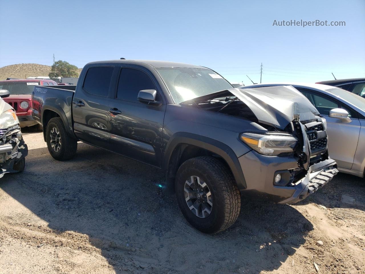 2020 Toyota Tacoma Double Cab Charcoal vin: 3TMCZ5AN6LM327563