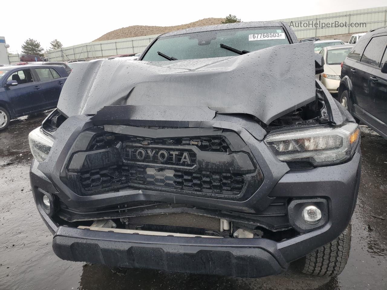 2020 Toyota Tacoma Double Cab Charcoal vin: 3TMCZ5AN6LM327563