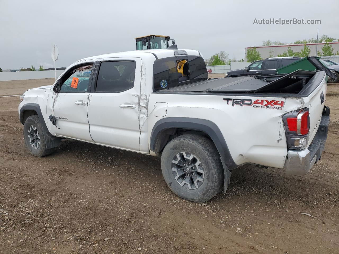 2020 Toyota Tacoma Double Cab White vin: 3TMCZ5AN6LM339714