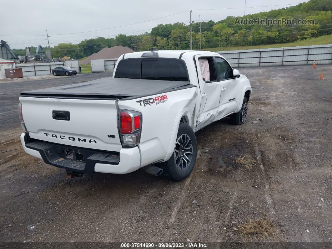 2021 Toyota Tacoma 4wd Sr/sr5/trd Sport White vin: 3TMCZ5AN6MM378868