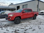 2021 Toyota Tacoma Double Cab Red vin: 3TMCZ5AN6MM381589