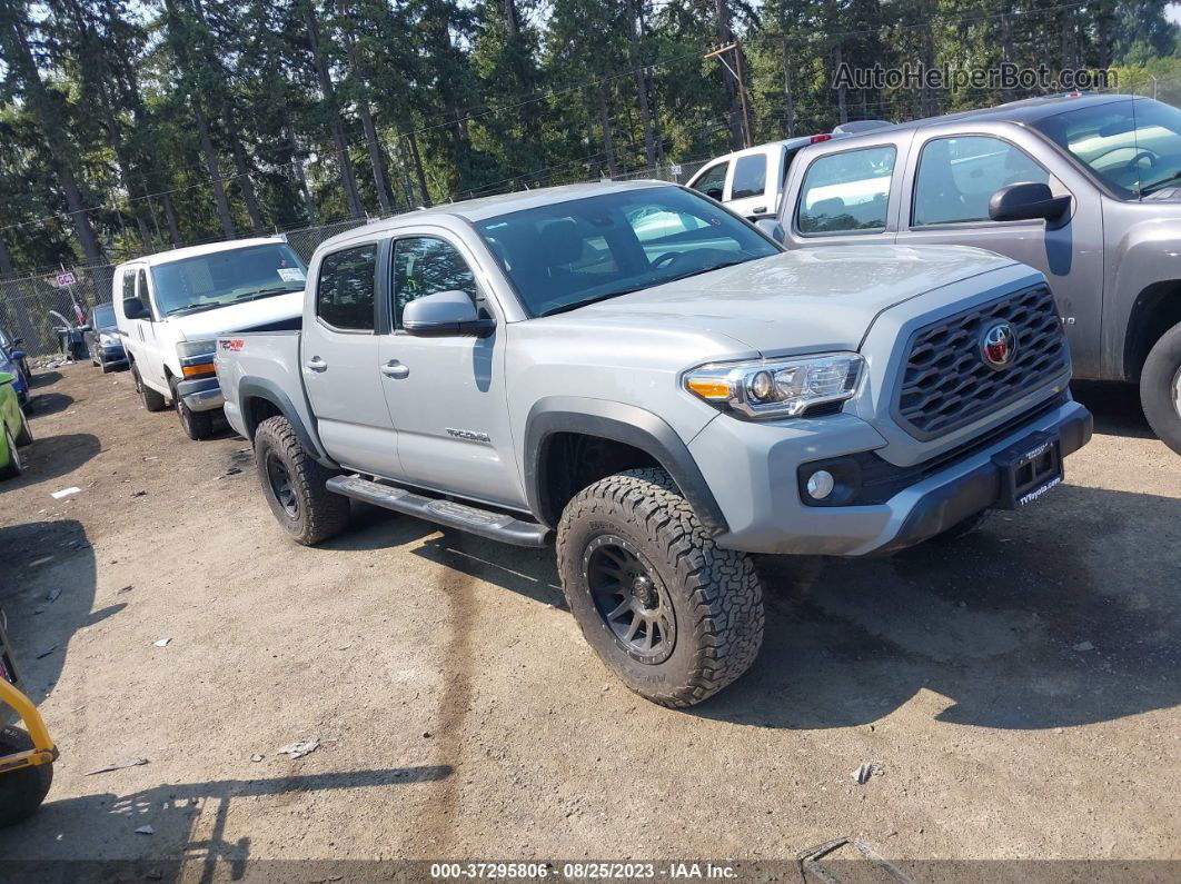 2021 Toyota Tacoma 4wd Sr/sr5/trd Sport Gray vin: 3TMCZ5AN6MM402540