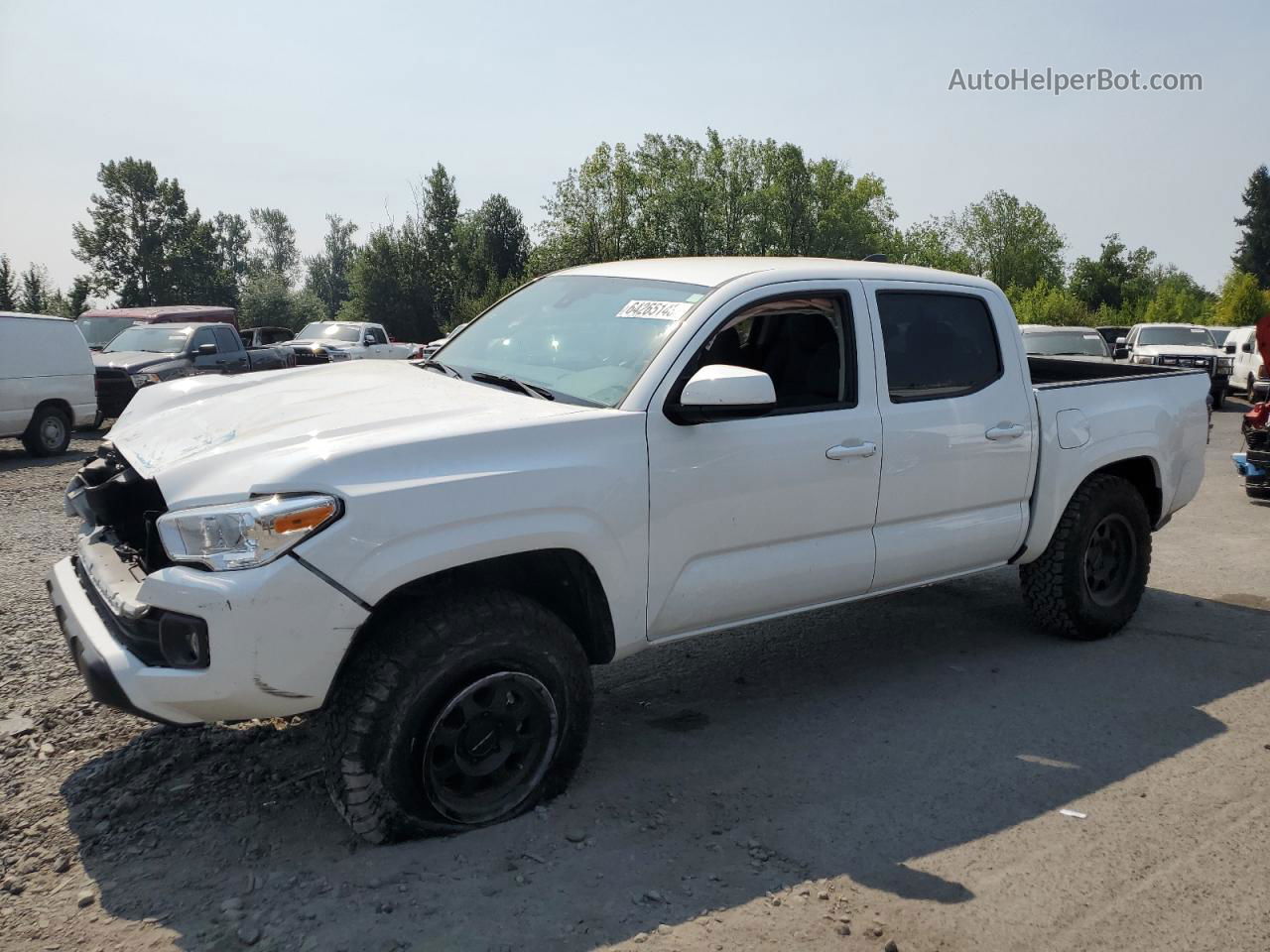 2021 Toyota Tacoma Double Cab Белый vin: 3TMCZ5AN6MM405230