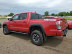2021 Toyota Tacoma Double Cab Red vin: 3TMCZ5AN6MM421850