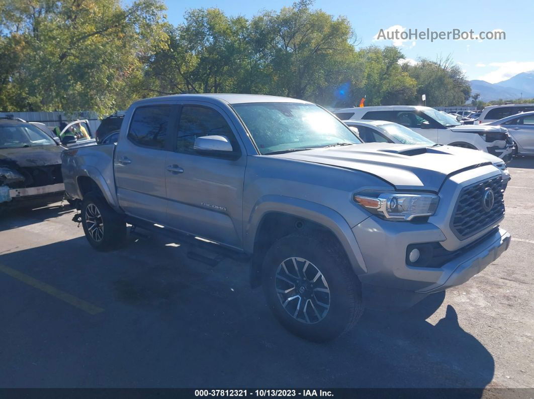 2021 Toyota Tacoma Trd Sport Gray vin: 3TMCZ5AN6MM426658