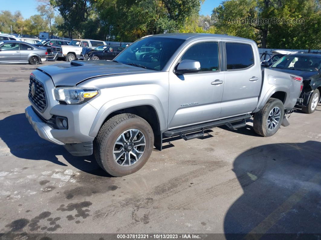 2021 Toyota Tacoma Trd Sport Серый vin: 3TMCZ5AN6MM426658