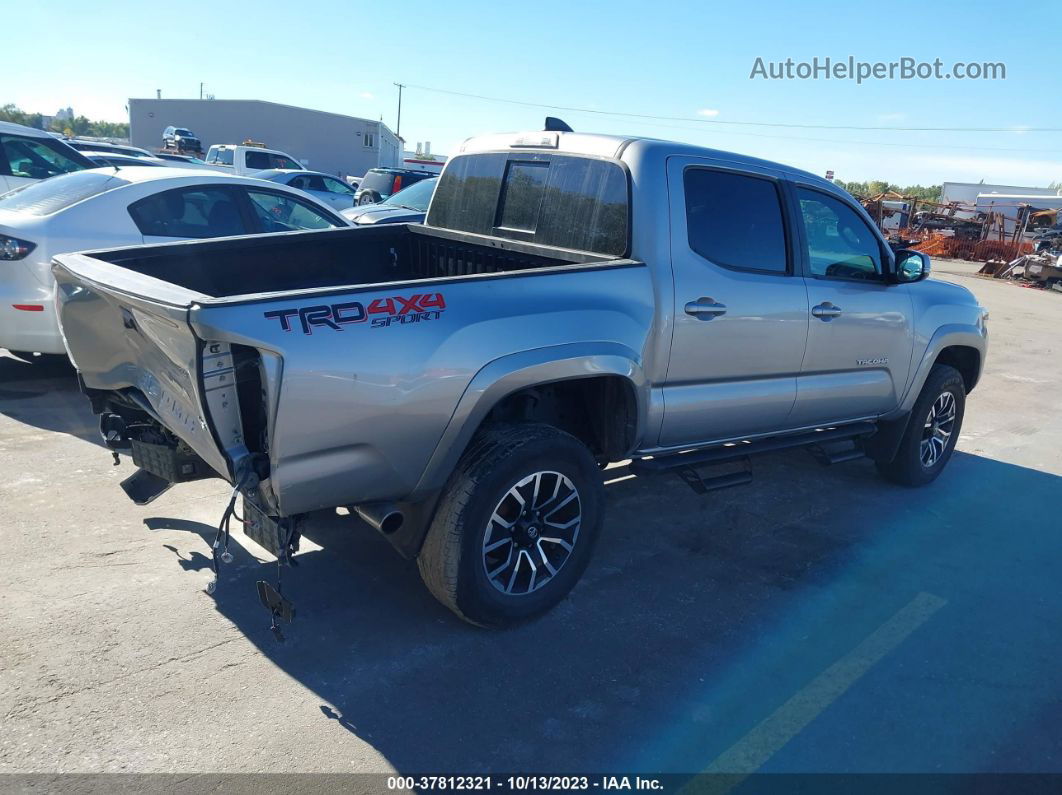 2021 Toyota Tacoma Trd Sport Gray vin: 3TMCZ5AN6MM426658