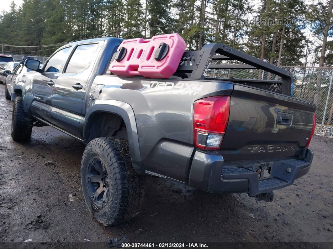 2017 Toyota Tacoma Trd Sport Gray vin: 3TMCZ5AN7HM053782
