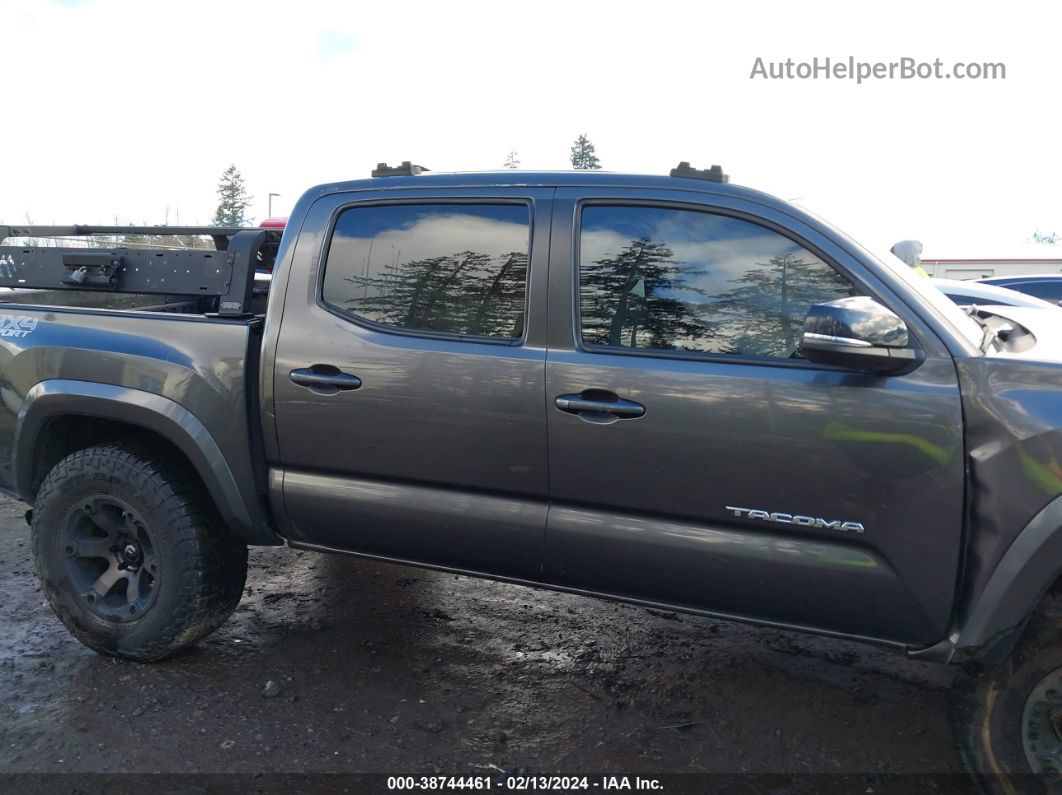 2017 Toyota Tacoma Trd Sport Gray vin: 3TMCZ5AN7HM053782
