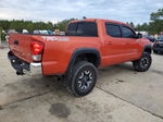 2017 Toyota Tacoma Double Cab Оранжевый vin: 3TMCZ5AN7HM054074