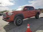2017 Toyota Tacoma Double Cab Orange vin: 3TMCZ5AN7HM060246
