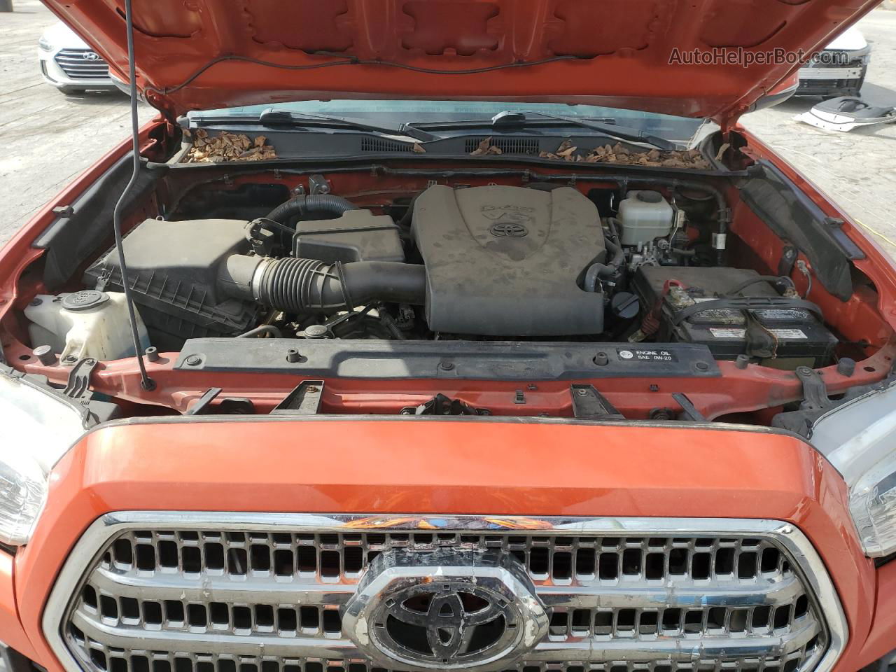 2017 Toyota Tacoma Double Cab Orange vin: 3TMCZ5AN7HM060246
