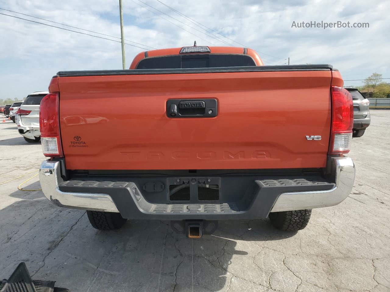 2017 Toyota Tacoma Double Cab Orange vin: 3TMCZ5AN7HM060246