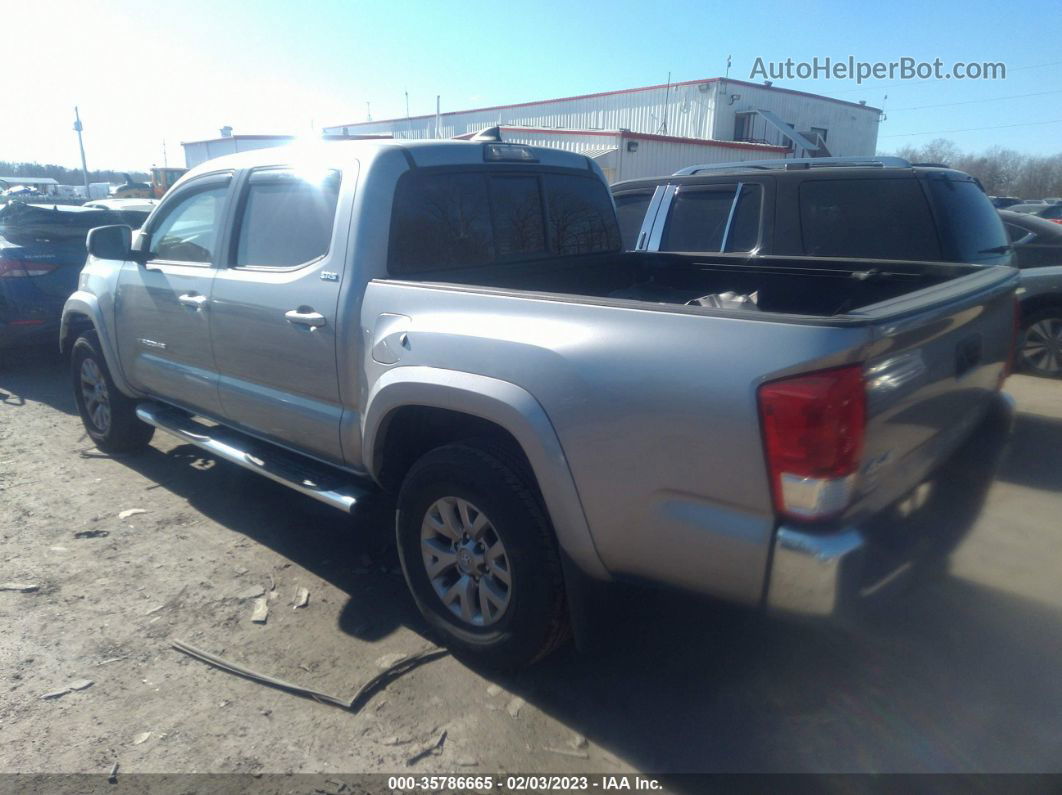 2017 Toyota Tacoma Sr5/trd Sport Silver vin: 3TMCZ5AN7HM083509