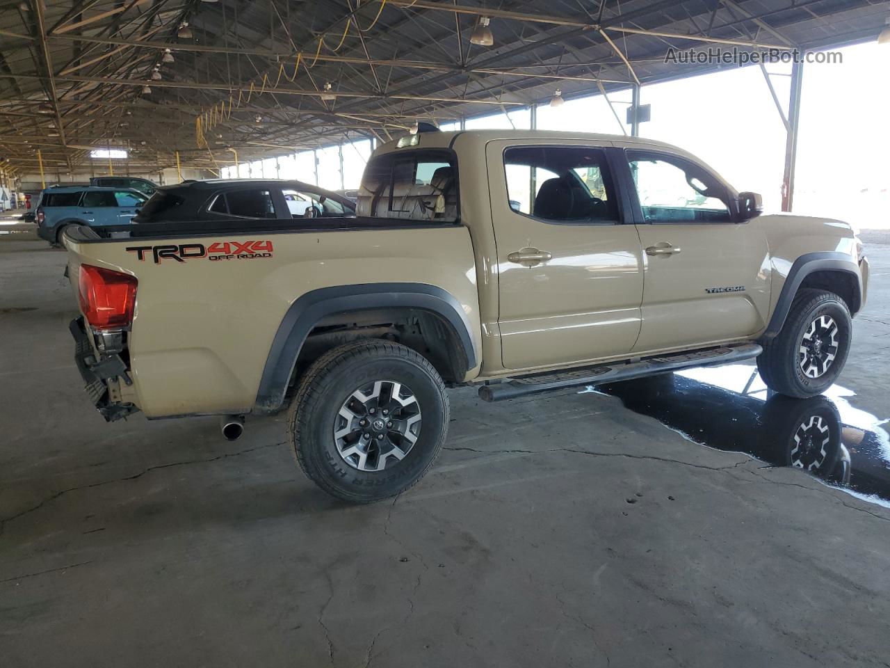 2017 Toyota Tacoma Double Cab Tan vin: 3TMCZ5AN7HM091383