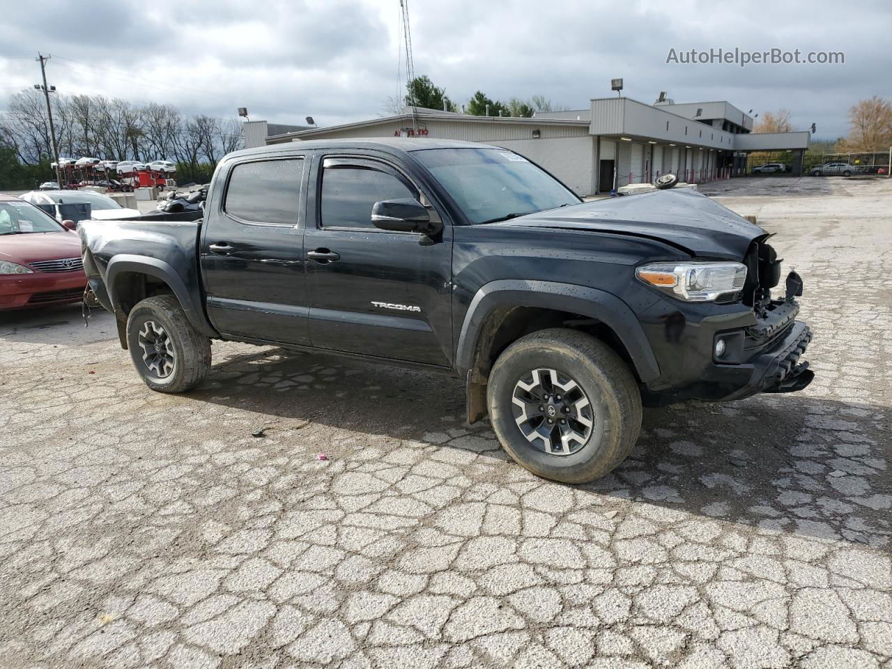 2017 Toyota Tacoma Double Cab Black vin: 3TMCZ5AN7HM098995