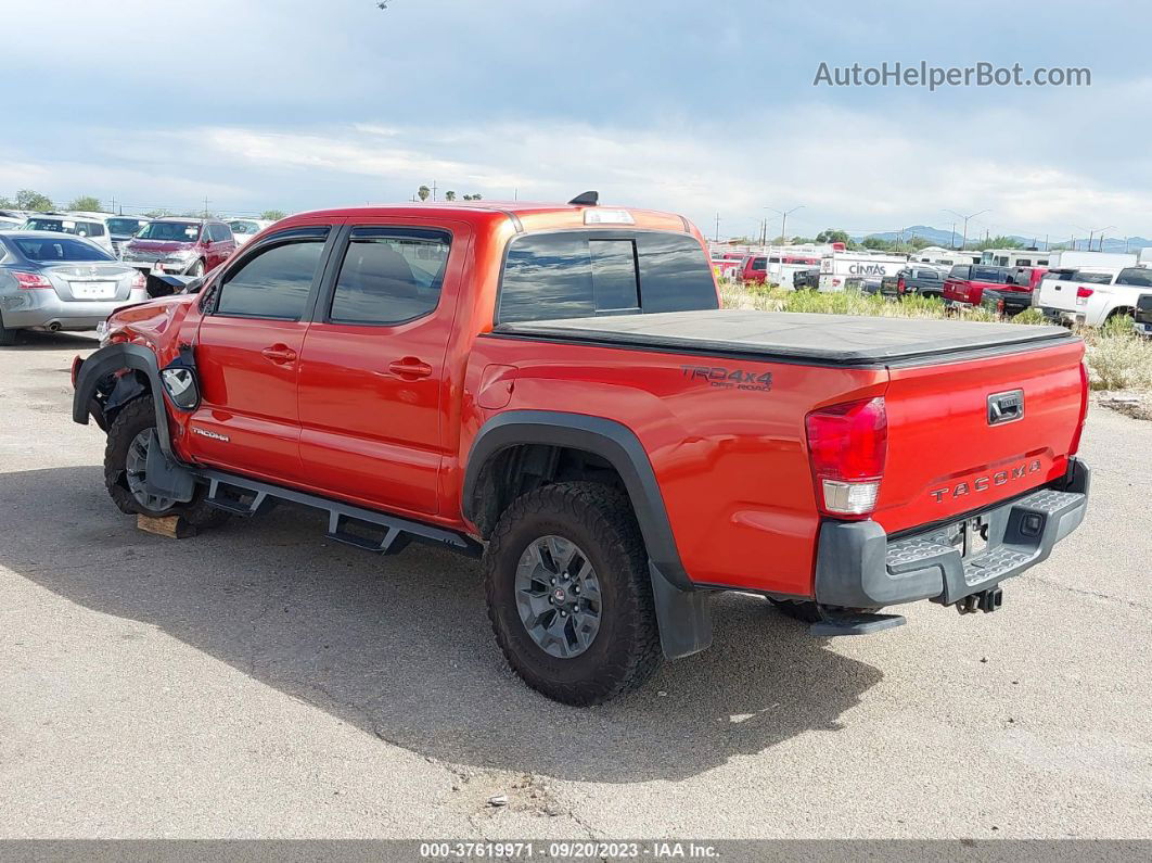 2017 Toyota Tacoma Sr5/trd Sport Orange vin: 3TMCZ5AN7HM107842