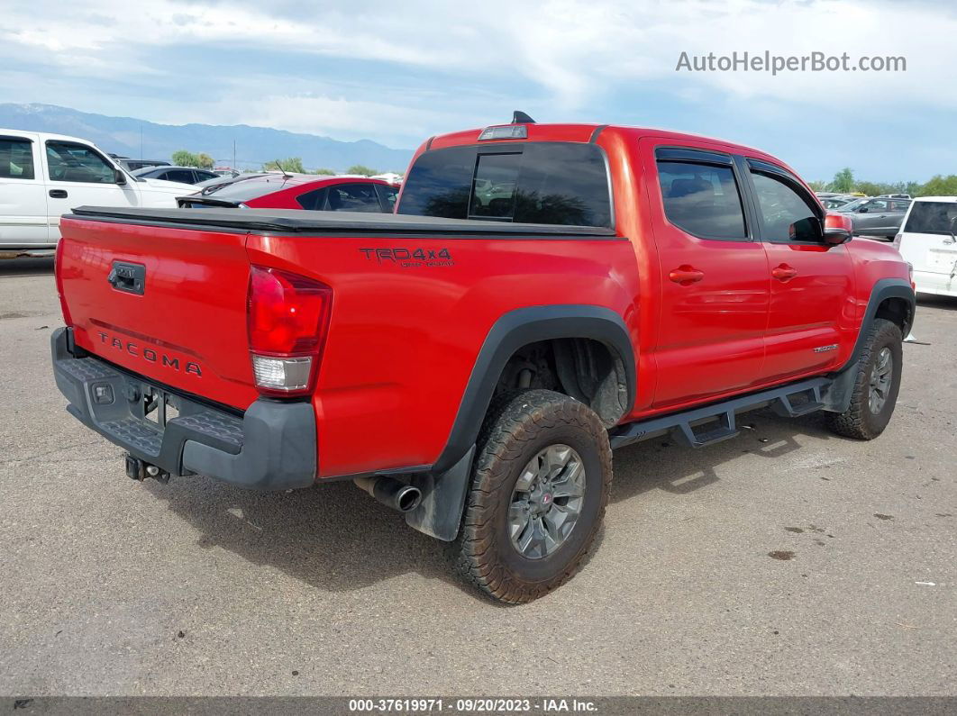 2017 Toyota Tacoma Sr5/trd Sport Orange vin: 3TMCZ5AN7HM107842