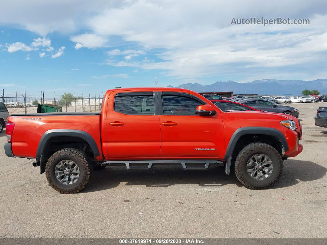 2017 Toyota Tacoma Sr5/trd Sport Orange vin: 3TMCZ5AN7HM107842