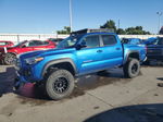 2017 Toyota Tacoma Double Cab Blue vin: 3TMCZ5AN7HM110465