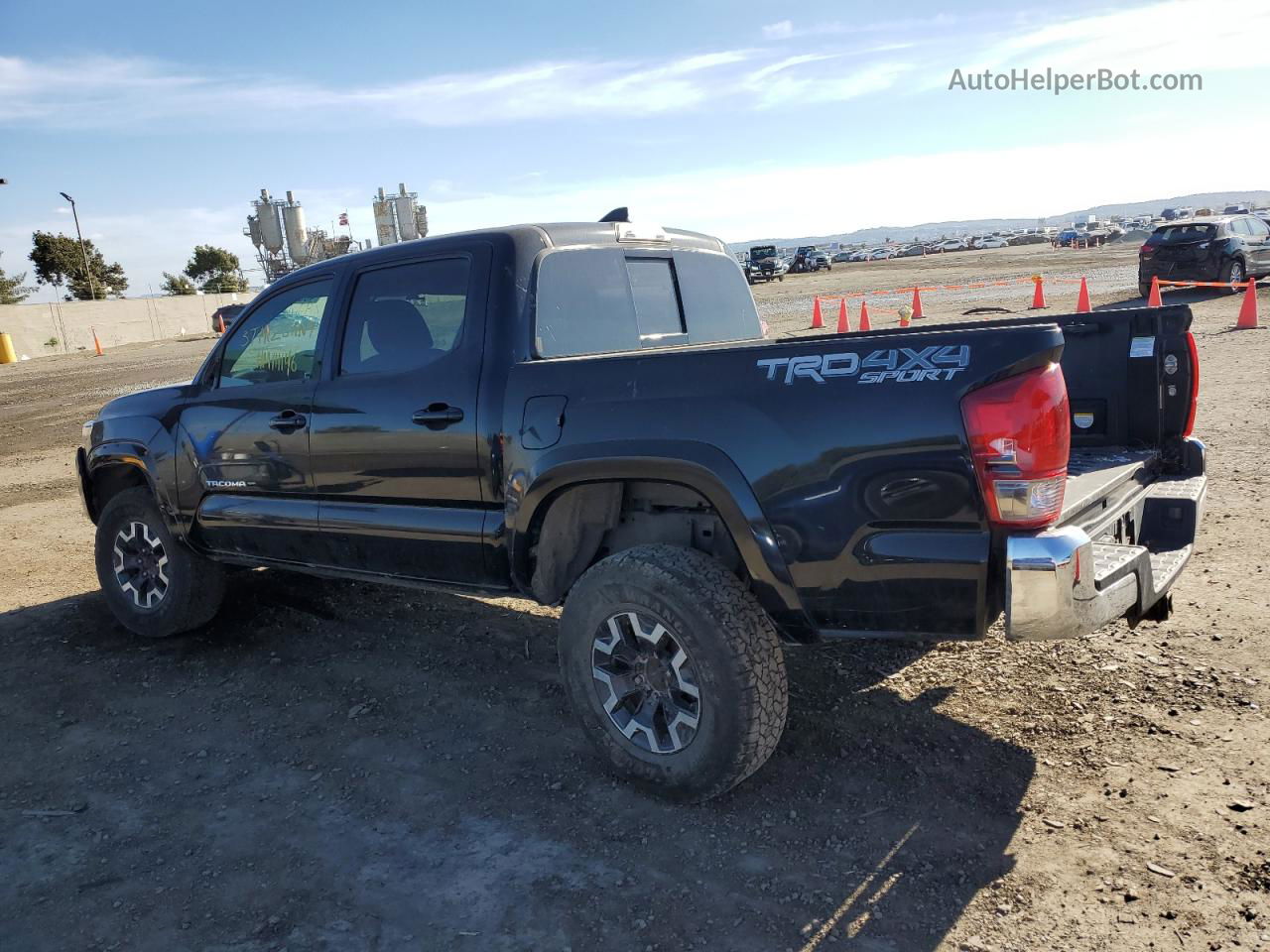 2017 Toyota Tacoma Double Cab Black vin: 3TMCZ5AN7HM111146