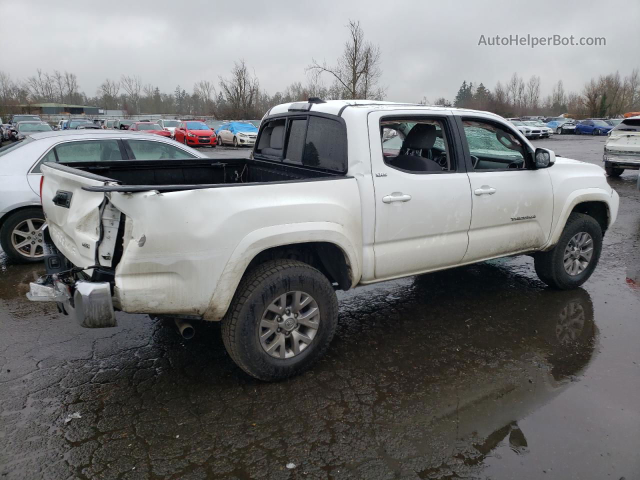 2017 Toyota Tacoma Double Cab Белый vin: 3TMCZ5AN7HM120820