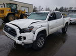 2017 Toyota Tacoma Double Cab White vin: 3TMCZ5AN7HM120820