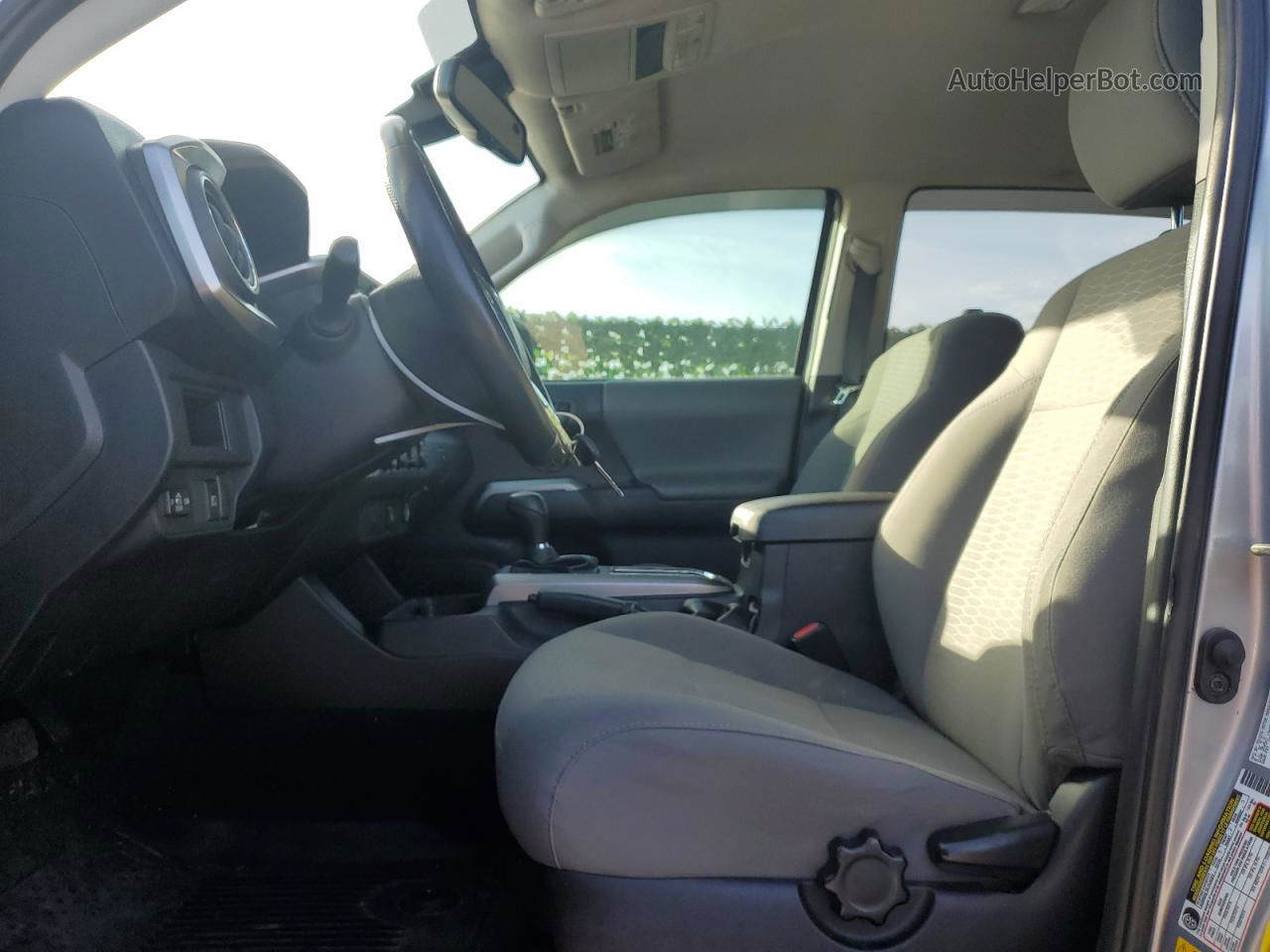 2019 Toyota Tacoma Double Cab Silver vin: 3TMCZ5AN7KM200559