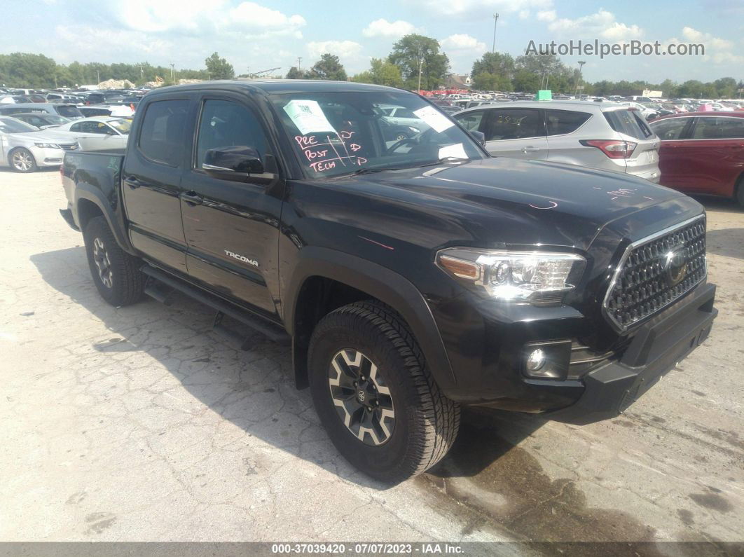 2019 Toyota Tacoma 4wd Sr/sr5/trd Sport Black vin: 3TMCZ5AN7KM202134