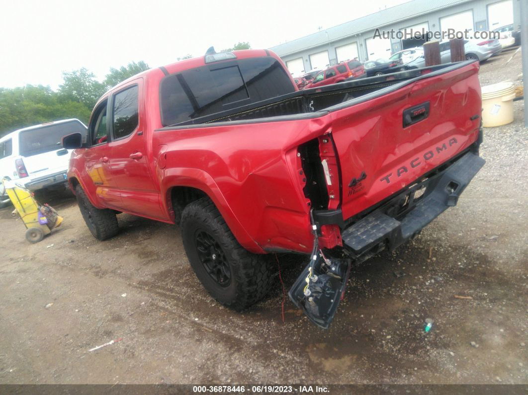 2019 Toyota Tacoma Sr5 V6 Red vin: 3TMCZ5AN7KM206359